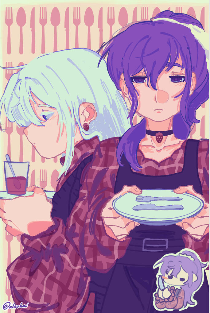 half body (colour/flat shading)